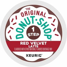 The Original Donut Shop Red Velvet Latte Coffee K-Cups, 20/Box