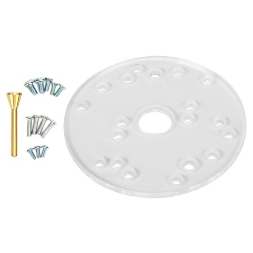 Router Base Plate Universal Router Table Base Plate Acrylic Base Plate W/ Screws - Picture 5 of 12