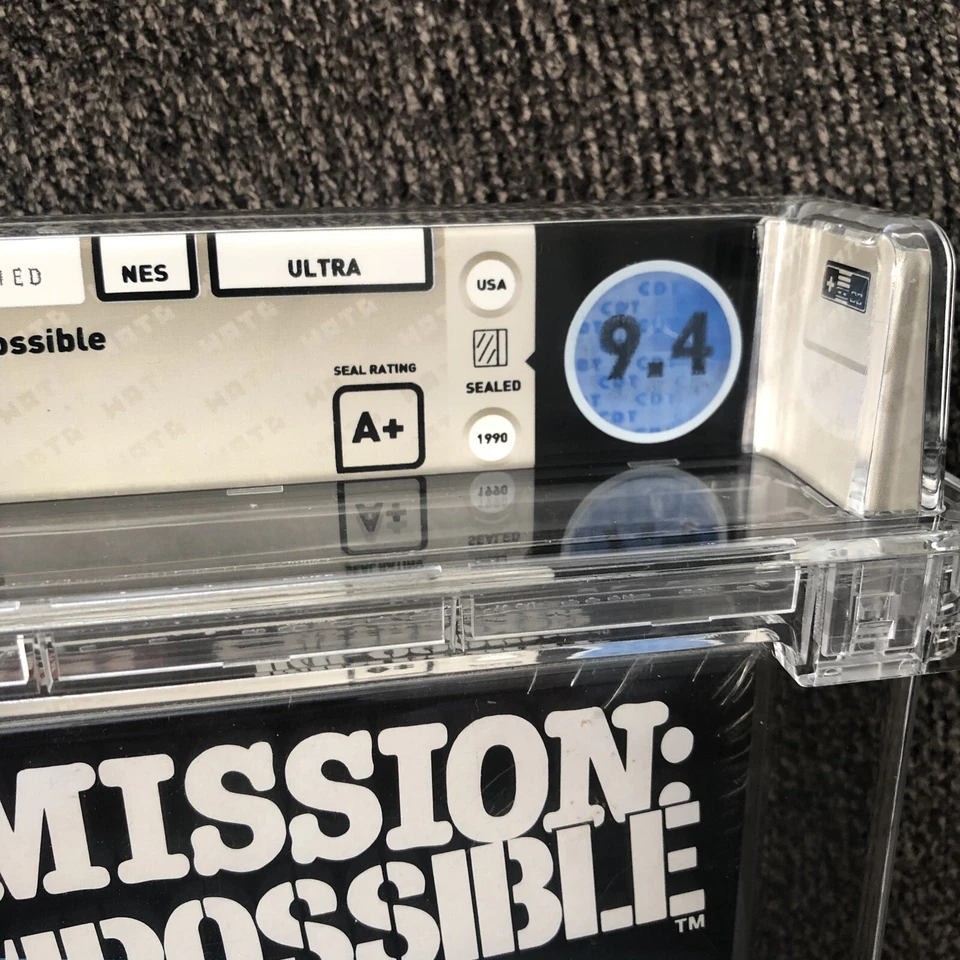Mission: Impossible (1990, NES) Factory Sealed WATA Graded Nintendo Game 9.4 A+ - Image 3 of 4