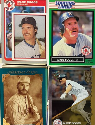 Wade Boggs Baseball Cards **You Pick** RED SOX HOF Revised 5/17