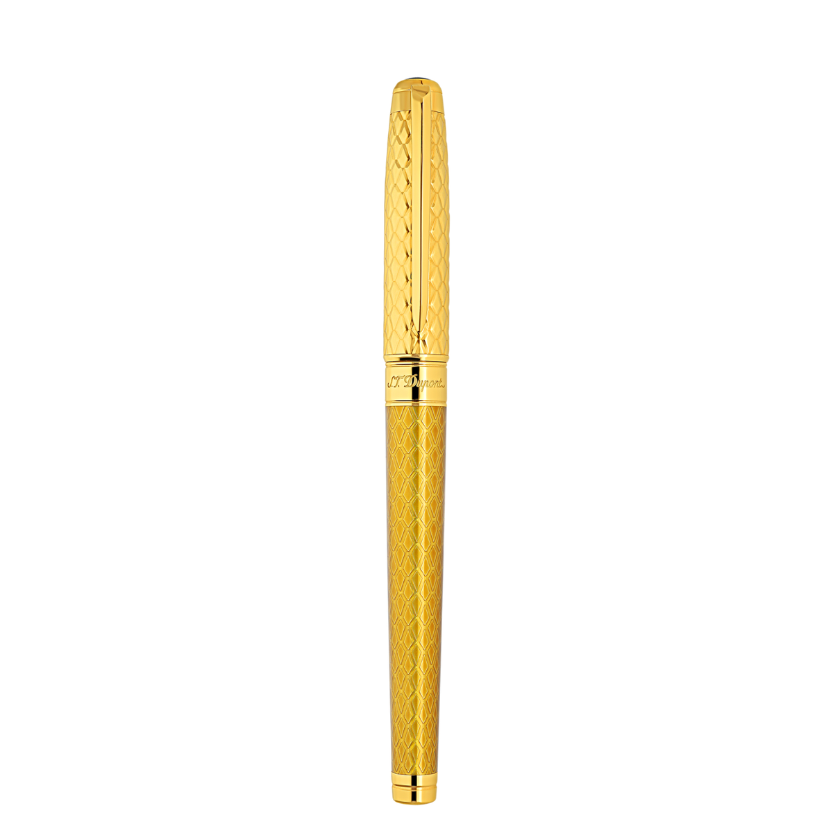 S.T. DUPONT 422029L ETERNITY LARGE HONEY/GOLDEN DRAGON SCALES