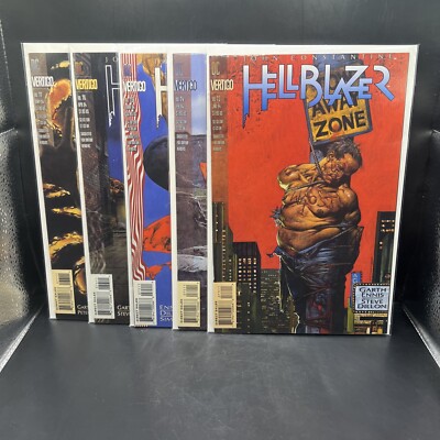 Lot of 5 John Constantine Hellblazer Issue #s 73 74 75 76 & 77 DC 1994 (B25)(17)