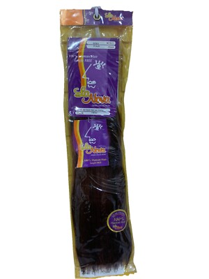 La Nova Italian Perm Yaki 100% Human Hair 14  Extension Weave Color S1B-210 NIB