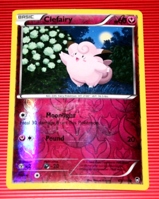 Clefairy HP60 2014 Reverse Holo Collectible Pokemon Card No. 69
