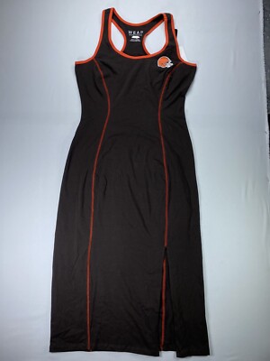 Women's Cleveland Browns WEAR by Erin Andrews Body Framing Tank Dress Brown  | eBay