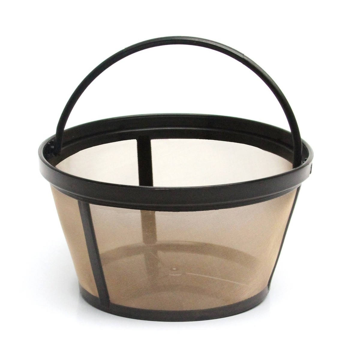 Pack Coffee GTF2-1 Basket-Style Gold Tone Permanent Filter 10 12 cup