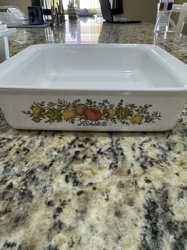 Vintage Pyrex Corning Ware Spice of Life 3 Baking Dish Dinnerware Set - Picture 2 of 8