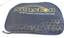 Senston Rubber Table Tennis Paddles w 3 Balls White RBW-3S Rubber/Silica Gel