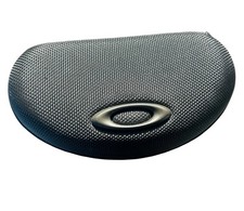 Oakley Hard Shell Case Sunglasses Clamshell Zip Up Black Authentic