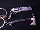 MINI GUN Revolver Tactical Hatchet toy weapon RE9 KEY CHAIN