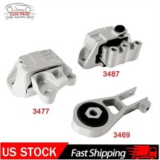 For Fiat 500X 2016-2018 2.4L L4 Motor Mounts &Transmission Mount Set 2.4L Engine