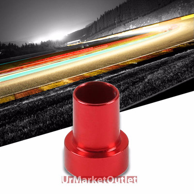 Red -3 AN Straight [Hard Line AN Tube Sleeve] Oil/Fuel AN Fitting Adapter