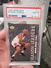 1993-94 Upper Deck #171 Michael Jordan PSA 10 Graded Card Season Leaders Steals