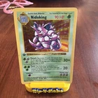 1999 1ST EDITION Pokemon Base Set Shadowless Nidoking 11/102 Holo Foil Rare