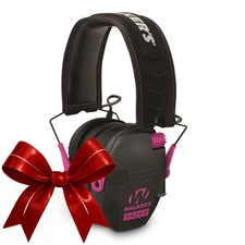 Walker’s Razor Slim Electronic Muff Case Glasses (Black/Pink)