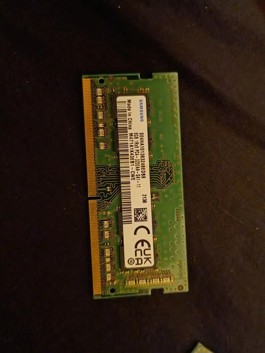 PC4-25600 (DDR4-3200) Bus Speed Computer RAM 8 GB Capacity per