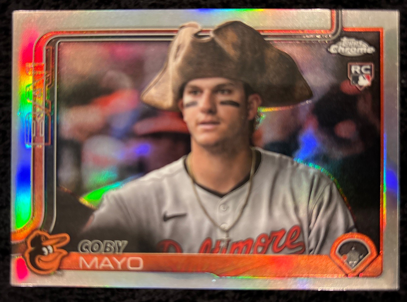 2025 Topps Chrome Update Coby Mayo RC Image Variation USC94