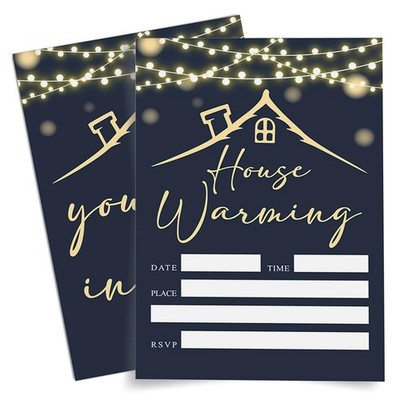 20 Pcs Housewarming Party Invitations Cards With Envelopes 4x6 Inch