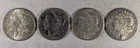 LOT OF 4 1921 S MORGAN SILVER DOLLARS #68