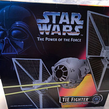 Kenner The Power of the Force Star Wars TIE Fighter Vehicle Ejecting Wings