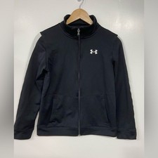 Under Armour Black Youth Front Zip Jacket Size Large