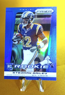 2013 Panini Prizm Football Wal-Mart Blue Prizm Stedman Bailey #286 RC (Rams)