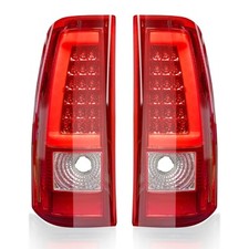 Led Tail Lights Fits 2003-2006 03 Chevy Silverado 1500 2500 Red Led Right Left