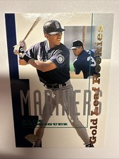 1995 Donruss Leaf ALEX RODRIGUEZ GOLD LEAF ROOKIES SEATTLE MARINERS 