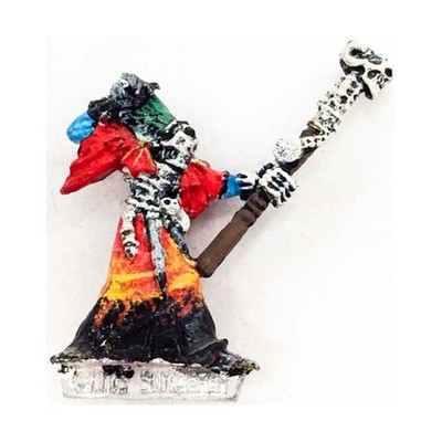 WHF Warriors of Chaos Metal Chaos Sorcerer #33 (Quel'lequek Mudspell) NM