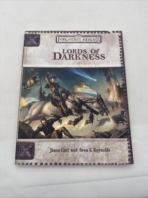 Lords of Darkness Dungeons &Dragons d20 3.0 Fantasy Roleplaying Forgotten Book 1