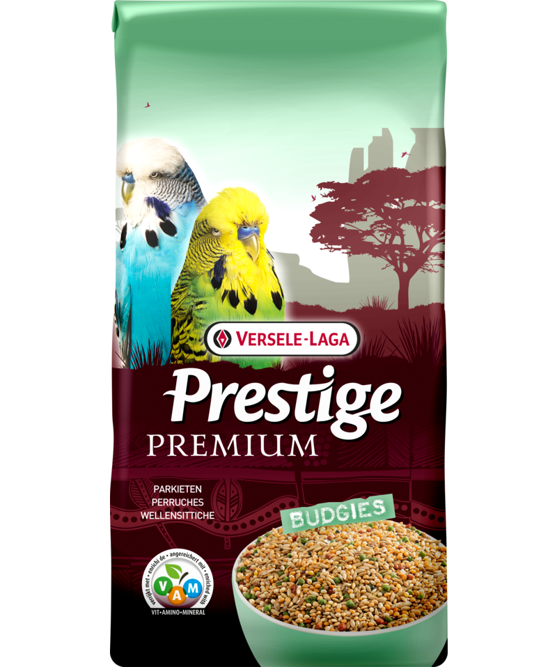 Versele Laga Prestige Premium Budgie Seed Extruded VAM pellets 2.5KG