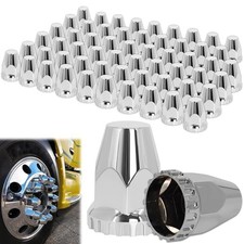 33mm Screw On Lug Nut Covers 60 Pack, 33mm X 2-3/4" Plastic 33 mm  70 mm