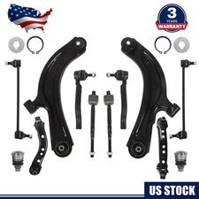 Front Lower Upper Control Arms Tie Rods Sway Bars for Nissan Sentra NV200 US