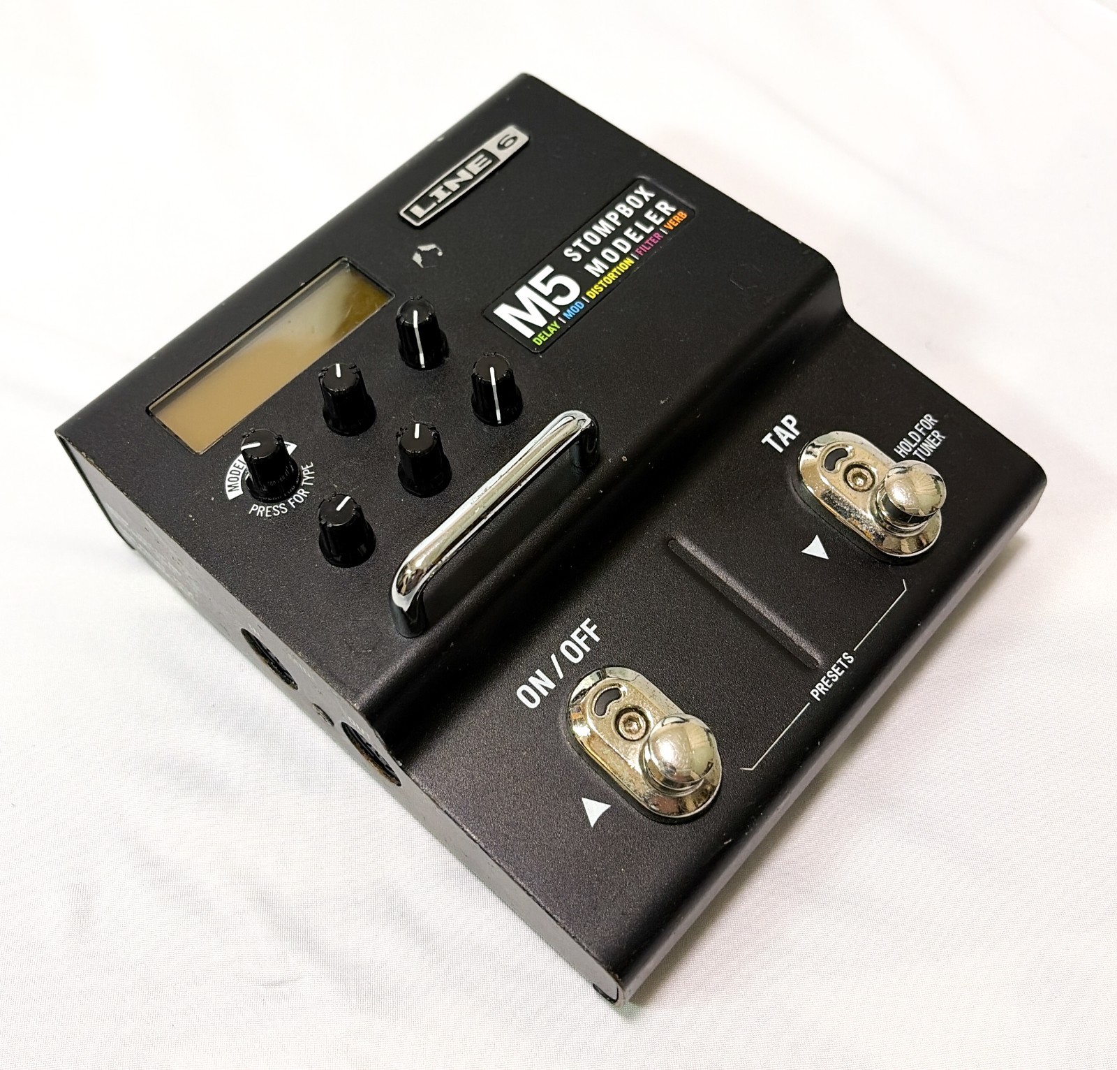 LINE 6 M5 Stompbox Modeler Guitar Multi Effects Pedal Tested Working from Japan