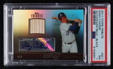 2011 Topps Tribute Relic Black 5/5 Gary Carter #TAR-GC1 PSA 7 Auto HOF 06bg