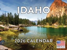 Idaho Calendar 2026 Monthly Wall Calender 12 Month 12x18