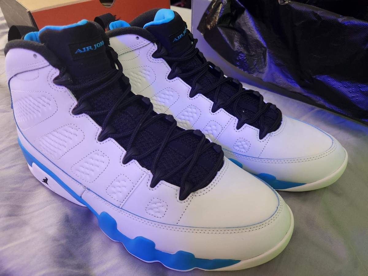 Air Jordan Retro 2024 Powder Blue, Summit White/Black, Size 13