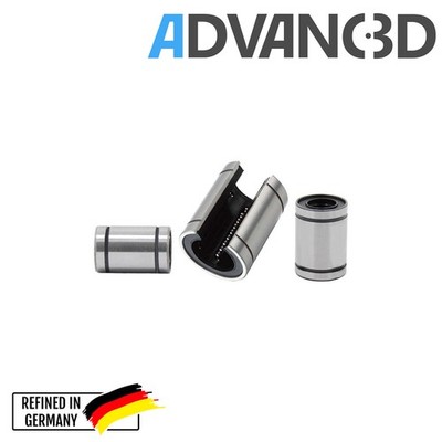 Advanc3D UltraSmooth LM8UU Linear Kugellager - 8mm Welle, Präzision, Langlebig