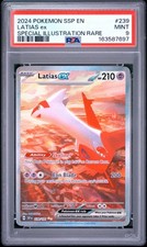 PSA 9 Latias EX 239/191 Surging Sparks SIR Holo Pokemon Card - Mint