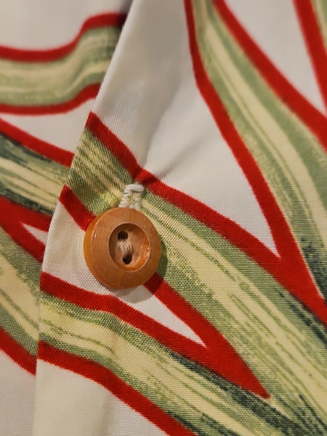 Vintage Mens Paradise Found Hawaiian Aloha Monstera Leaf Pattern Size XL