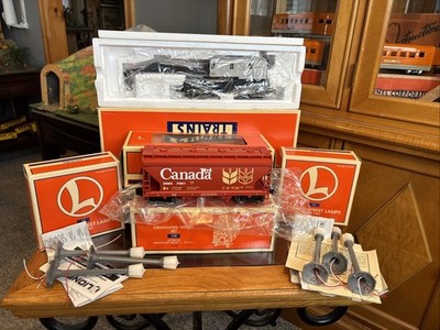 ~Modern Lot~Lionel Trains Canada Hopper/TCA Crane/Graduated Trestle 2x 71 Lamps