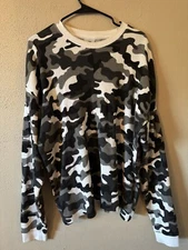 Pro Club Men's Heavyweight Cotton Long Sleeve Crew Neck Thermal Shirt