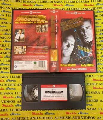 VHS*Film EXTREME SOLUTION 1998 Cecchi Gori Keaton Garcia (F270) no DVD
