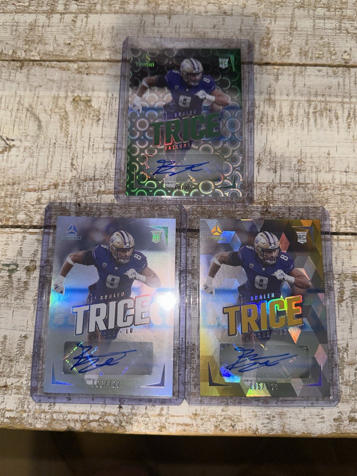 Bralen Trice 2024 Luminance Autographs 3 Pack! 10/25, 95/100, /700