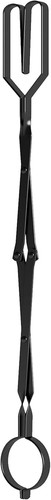 Kingson Arc Design Fireplace Tools, 26'' Firewood Tongs Log Grabber with Hand... - Picture 8 of 8