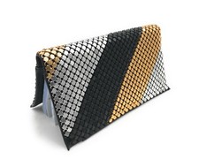 Metal Mesh Check Book Cover Case USA Stock