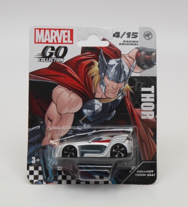 Marvel Go Collection Character Cars Thor 4/15 Racing Original Disney