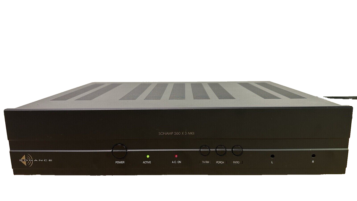 Sonance Sonamp 260 X 3 MKII Stereo Power Amplifier Speaker Zone