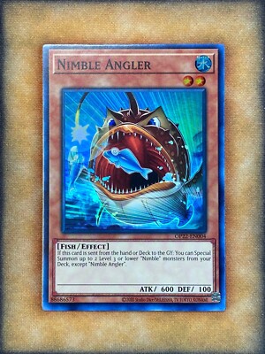 Yugioh Nimble Angler OP22-EN004 Super Rare NM