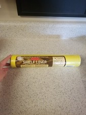 Vintage NOS MCM Mod Rubbermaid Shelf Liner Roll Yellow 70's 80's